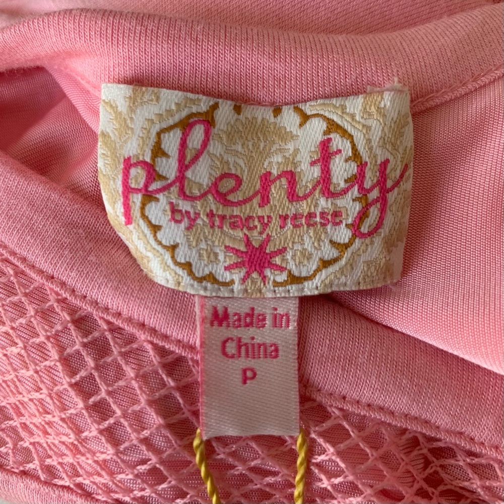 •Plenty by Tracy Reese• NWT Netted Inserts Tank-Sm - Picture 2 of 10